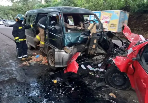 Accidente grave en San Miguel