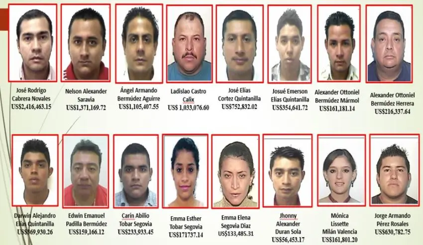 Acusados de lavado de dinero