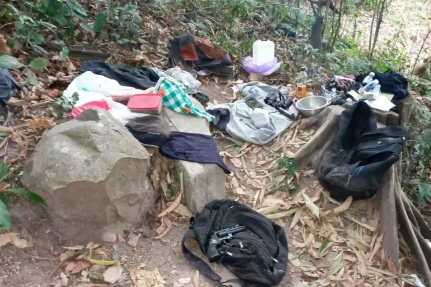 Campamento de la MS en La Paz