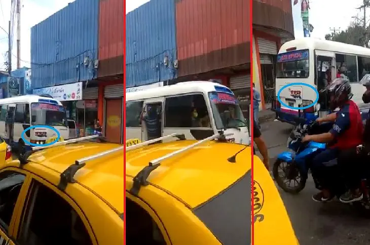 Microbusero de la 113 en Soyapango