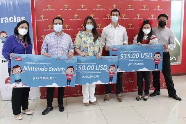 Entrega de premios Ahorritos del Programa Monetarium en la Agencia Davivienda Zona Rosa, en San Salvador, Country, Saturday, June 12, 2021. 
(Banco Davivienda Salvadore&ntilde;o S.A. Photo/Salvador Melendez)