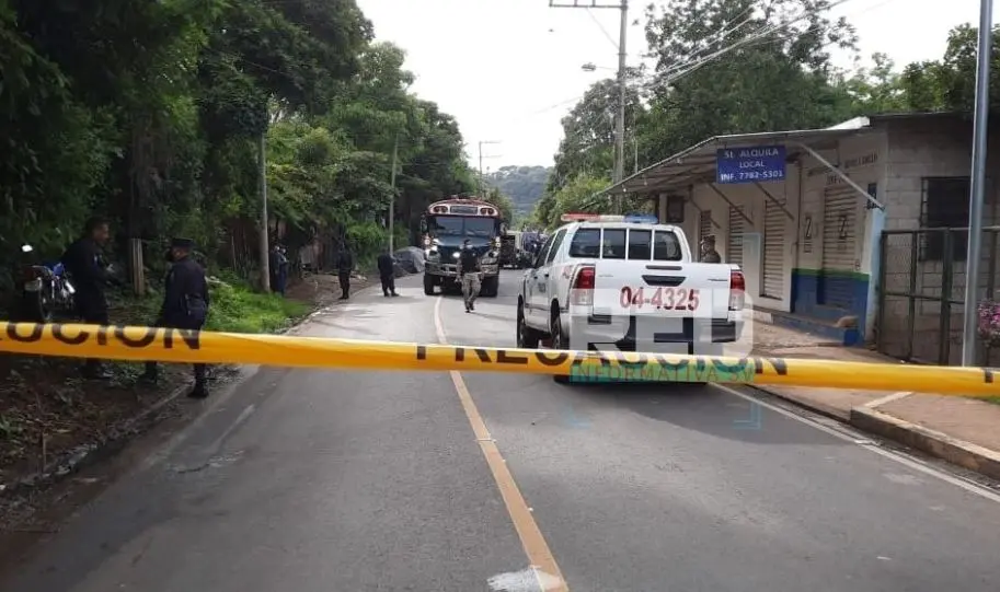 Motorista asesinado en San Jos&eacute; Villanueva