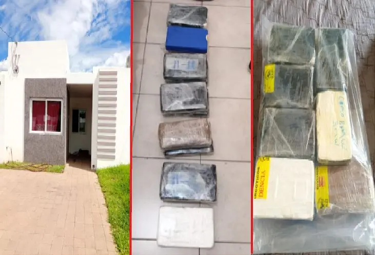 Coca&iacute;na en una residencial de San Miguel