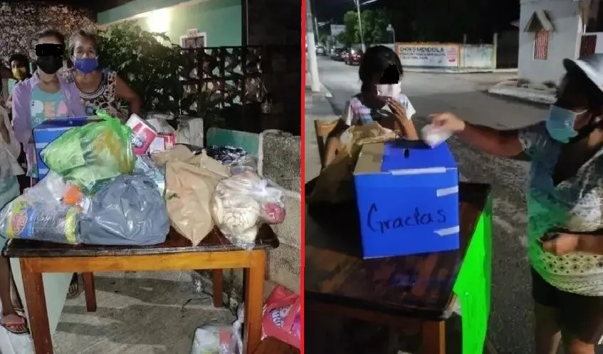 Dos ni&ntilde;as hu&eacute;rfanas