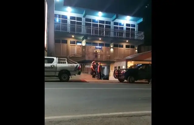 Balazo en el est&oacute;mago