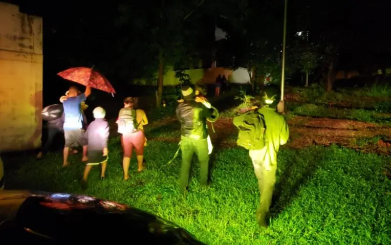 Evacuaciones en el Triunfo