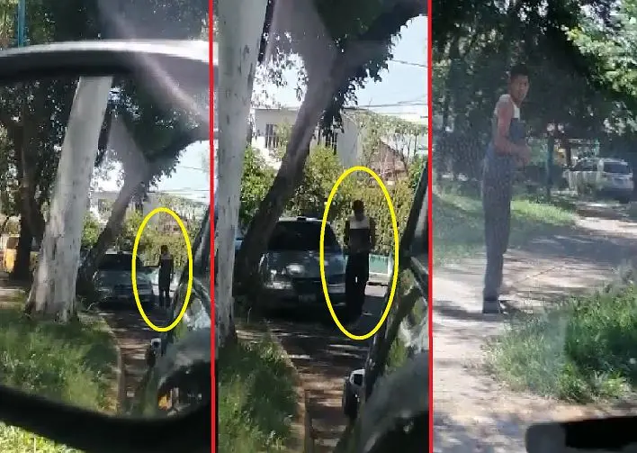 Tratando de abrir veh&iacute;culo