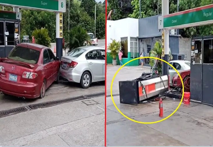 Conductora choca en Metap&aacute;n