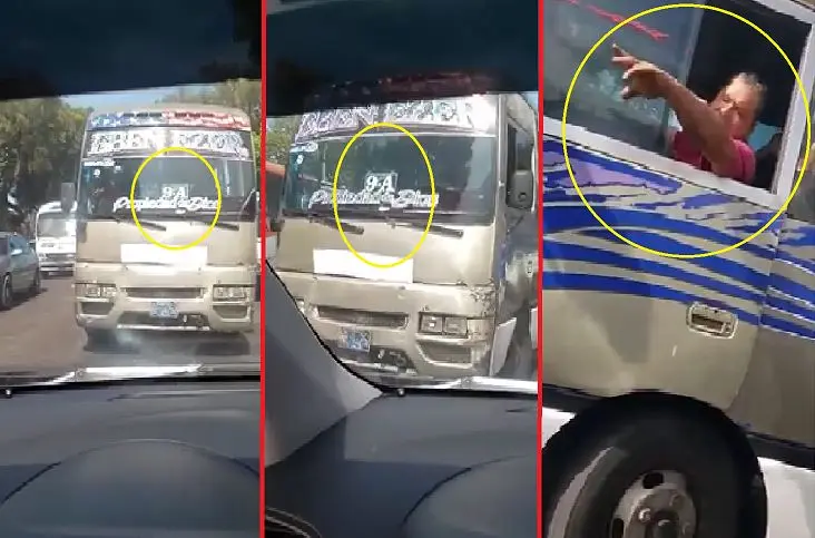 Microbusero de la ruta 9-A