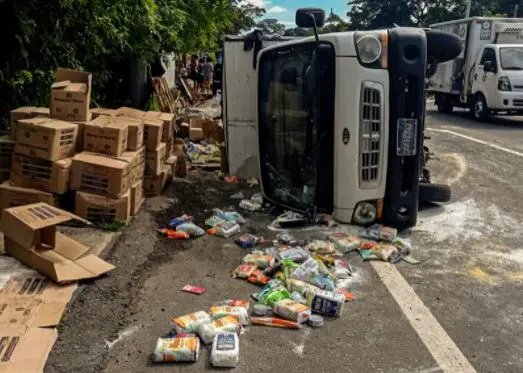 Accidente de productos alimenticios