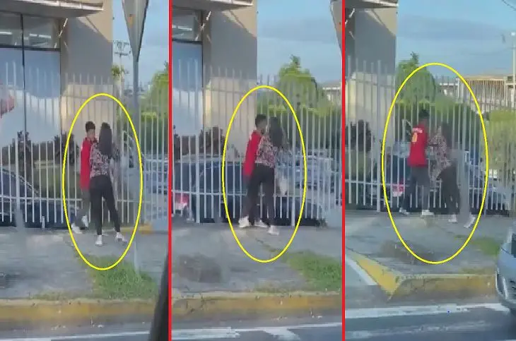 Lo somete en un rejado