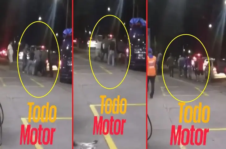 Pu&ntilde;etazos y patadas en carretera Los Chorros