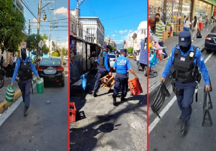 Retiran obst&aacute;culos de la Primero de Mayo