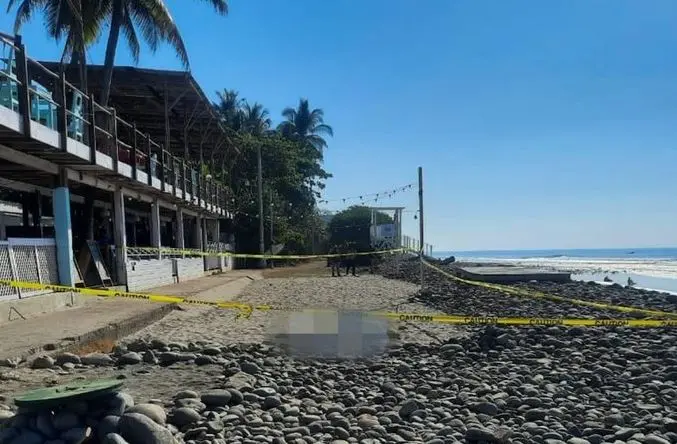 Turista ahogado en playa El Tunco