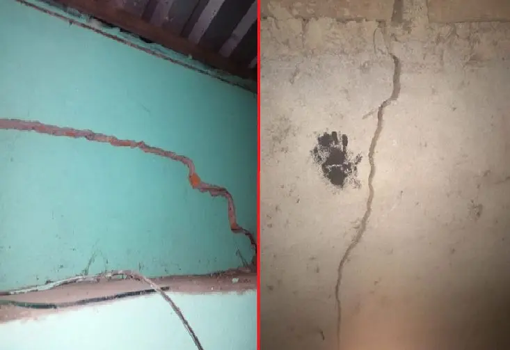 Casas da&ntilde;adas en Zacatecoluca