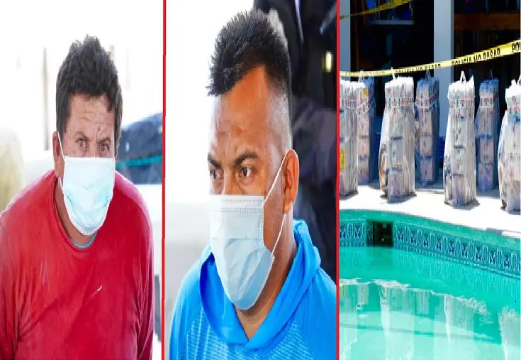 Salvadore&ntilde;os con droga decomisada en Jucuar&aacute;n