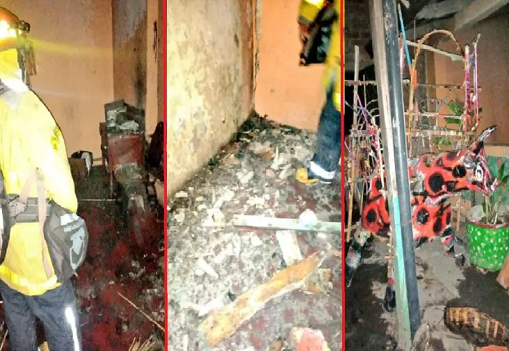 Explosi&oacute;n de coheter&iacute;a