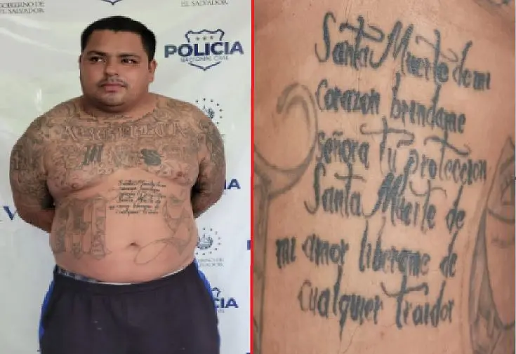 Pandillero con oraci&oacute;n