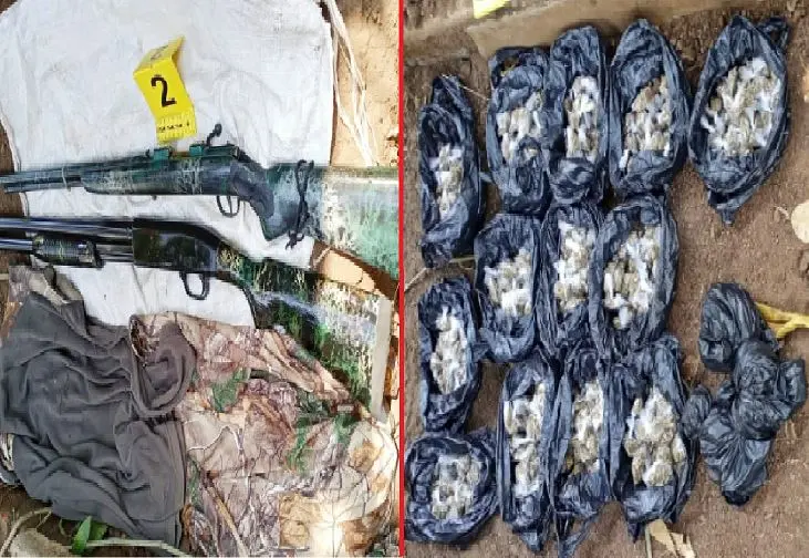 Armas y drogas en casa destroyer