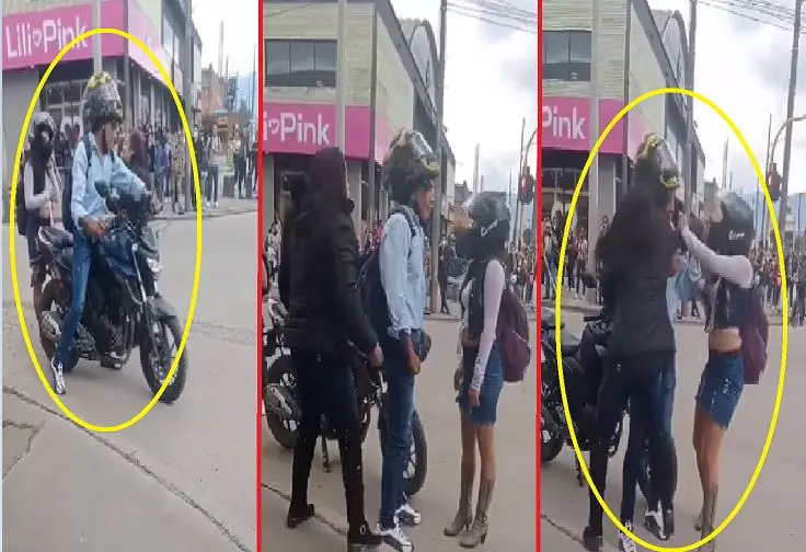 Esposa due&ntilde;a de la moto