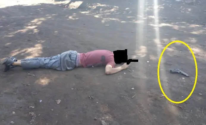 Pandillero eliminado en Izalco