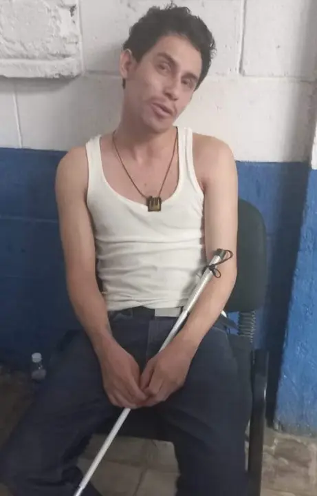 Pandillero se hacia pasar no vidente