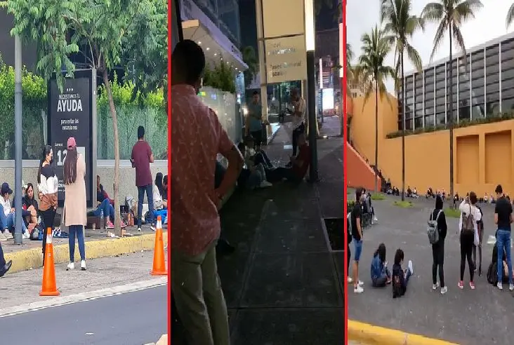 Haciendo fila para ver al Daddy