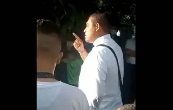 Mensaje del hijo del inspector