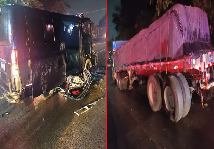 Choque de microb&uacute;s con rastra