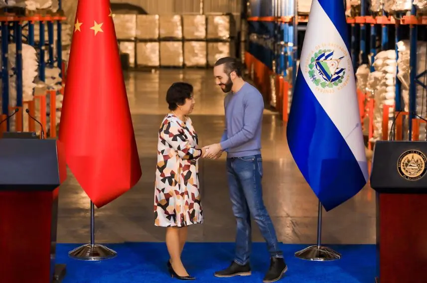 El Salvador y la Rep&uacute;blica Popular de China