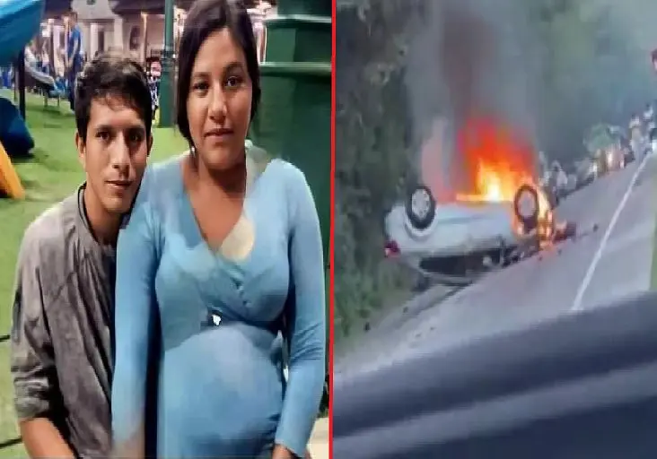 Joven embarazada y su esposo