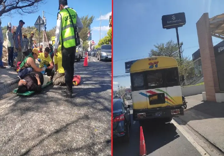 Atropellada por una 27