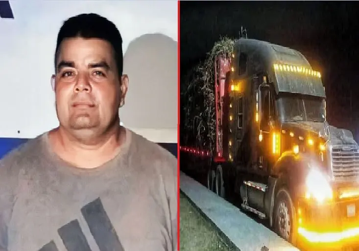 Conductor de rastra ca&ntilde;era