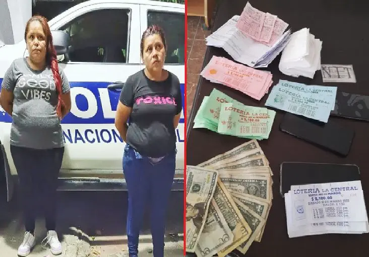 Billetes de loter&iacute;a falsos