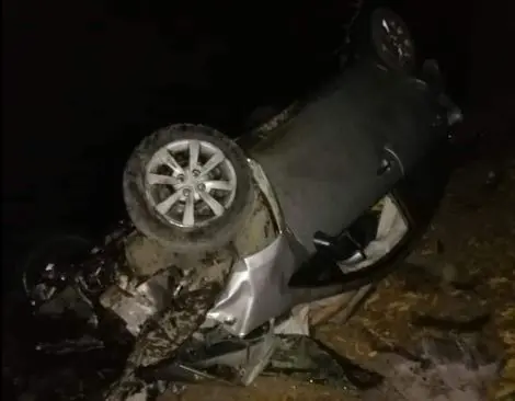 Vuelco de polic&iacute;a