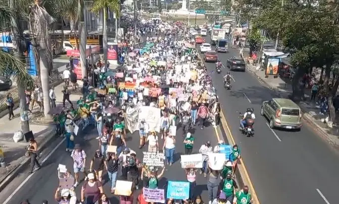 Feministas en d&iacute;a internacional de la mujer