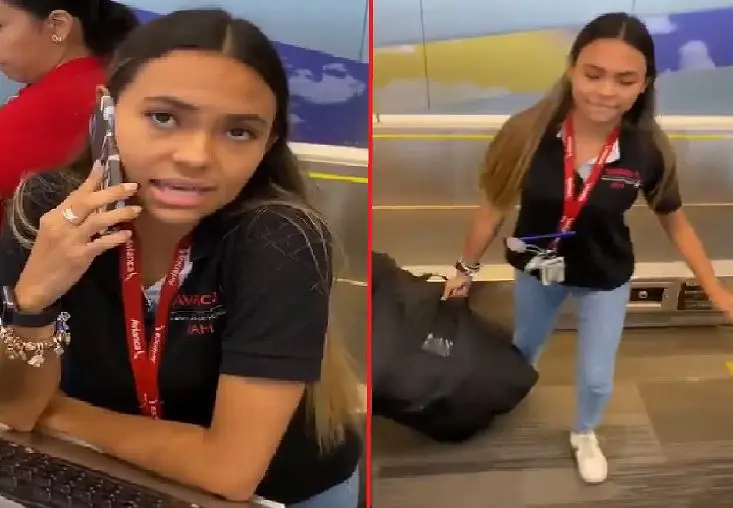 Trabajadora de Avianca