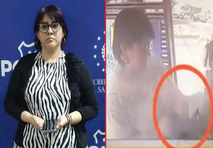 Mujer en La Escal&oacute;n