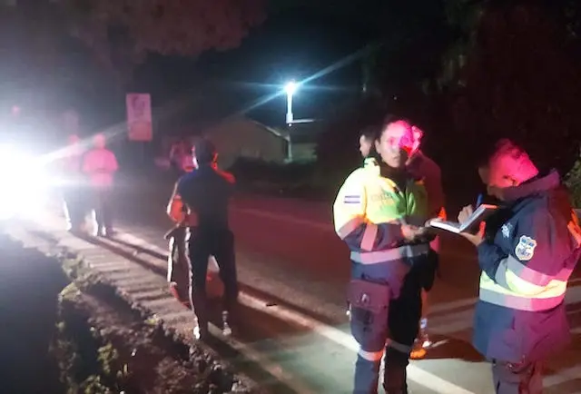 Accidente de tr&aacute;nsito agente PNC fallecida Santa Ana