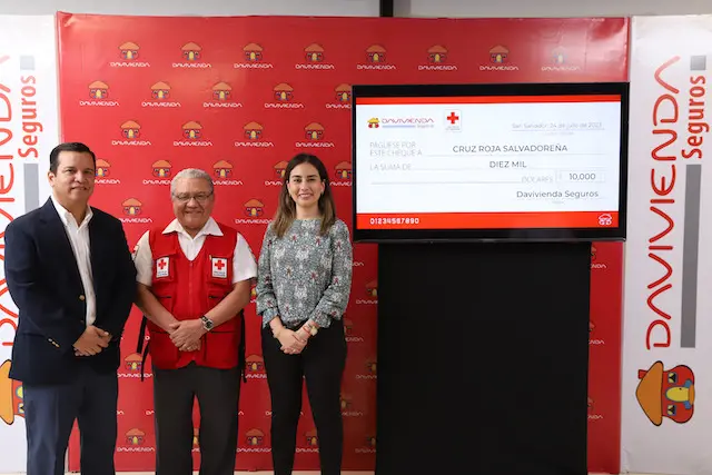 Conferencia de Prensa de la Alianza y presentaci&oacute;n de Campa&ntilde;a de Seguridad Vial - Cruz Roja Salvadore&ntilde;a patrocinaodo por Banco Davivienda, el 24 de junio de 2023 en las instalaciones del Centro Financiero Davivienda en San Salvador.
Foto Banco Davivienda/ Salvador Melendez