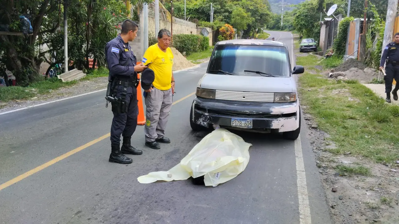 H&eacute;ctor Mart&iacute;n Mu&ntilde;oz, atropellado en Panchimalco