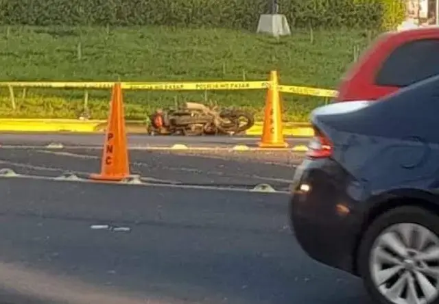 Accidente motociclista