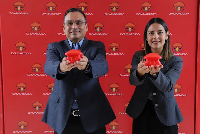 Conferencia de prensa para anunciar el Festival del Ahorro Davivienda, en San Salvador, el 23 de octubre de 2023.
Foto Banco Davivienda/ Salvador Mel&eacute;ndez