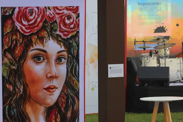 Inauguraci&oacute;n de la Muestra de Arte Imagenes del Alma, parte del Certamen Volarte, el 29 de noviembre de 2023, en San Salvador, El Salvador, con la presencia del presidente Gerardo Sim&aacute;n.
Foto Banco Davivienda/ Salvador Mel&eacute;ndez