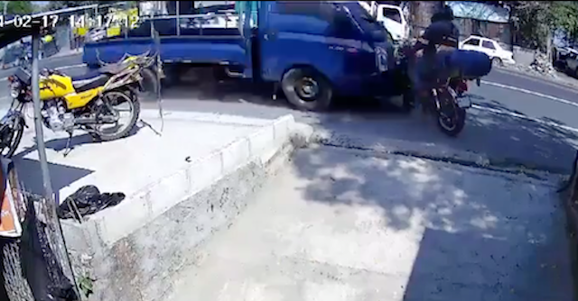 Motociclista arrollado por cami&oacute;n 18-02-2024