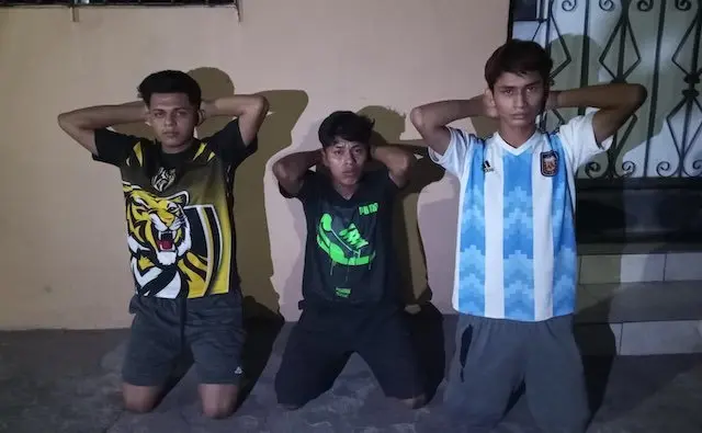 Anderson Alexander Reinosa Pineda, 20, José Enrique Hernández Cabrera, 20, y Kevin Gerardo Ordóñez Rivera, 18, agrupaciones ilícitas