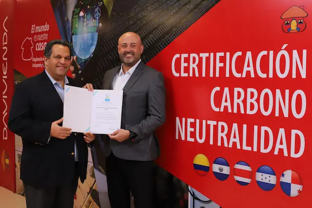 Certificaci&oacute;n de Carbono Neutro Davivienda Colombia y Filiales de Centroam&eacute;rica en Centro Financiero Davivienda, en San Salvador, El Salvador, el 9 de Abril de 2024.
Foto Banco Davivienda/ Salvador Mel&eacute;ndez