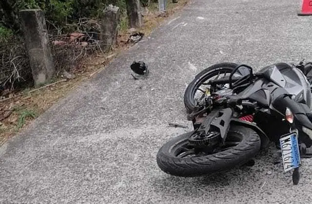Motociclista fallecido accidente de tránsito kilómetro 31.5 de carretera Comalapa