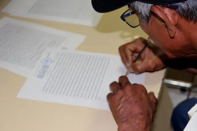 Víctimas estafa escrituras Argoz