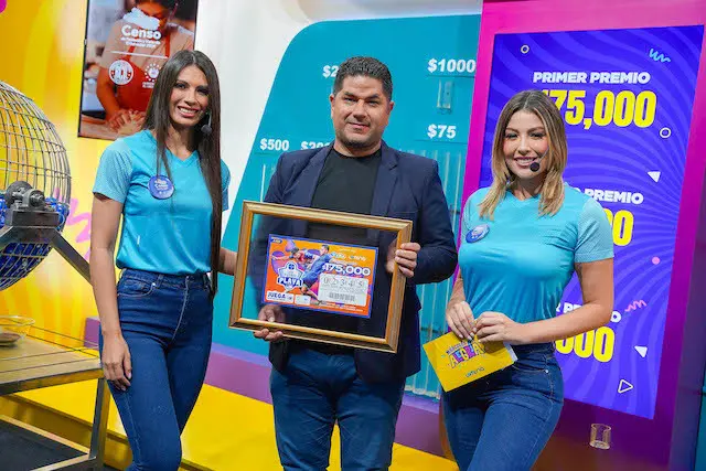 Sorteo lotería dedicado a liga salvadoreña de fútbol playa-5 junio 2024